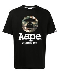 AAPE BY A BATHING APE Aape By A Bathing Ape Big Ape Print Short Sleeve T Shirt