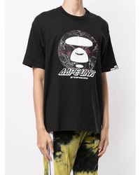AAPE BY A BATHING APE Aape By A Bathing Ape Graphic Logo Print T Shirt