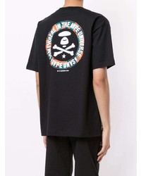 AAPE BY A BATHING APE Aape By A Bathing Ape Graphic Logo Print T Shirt