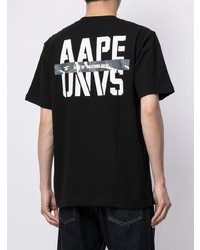 AAPE BY A BATHING APE Aape By A Bathing Ape Graphic Print Cotton T Shirt