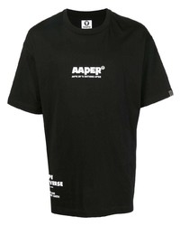 AAPE BY A BATHING APE Aape By A Bathing Ape Graphic Print Cotton T Shirt