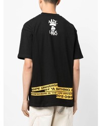 AAPE BY A BATHING APE Aape By A Bathing Ape Graphic Print Short Sleeve T Shirt