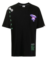 AAPE BY A BATHING APE Aape By A Bathing Ape Graphic Print T Shirt