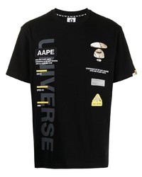 AAPE BY A BATHING APE Aape By A Bathing Ape Logo Patch Graphic T Shirt