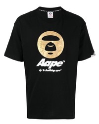 AAPE BY A BATHING APE Aape By A Bathing Ape Logo Print Cotton T Shirt