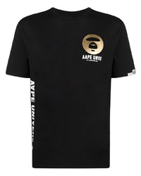 AAPE BY A BATHING APE Aape By A Bathing Ape Logo Print Cotton T Shirt