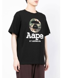 AAPE BY A BATHING APE Aape By A Bathing Ape Logo Print Short Sleeved T Shirt