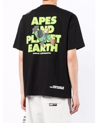 AAPE BY A BATHING APE Aape By A Bathing Ape Logo Print T Shirt