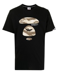 AAPE BY A BATHING APE Aape By A Bathing Ape Monkey Print T Shirt