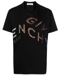 Givenchy Abstract Logo Print T Shirt