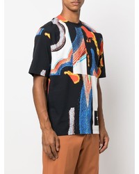 Ambush Abstract Print Cotton T Shirt