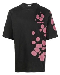 DSQUARED2 Abstract Print Logo T Shirt