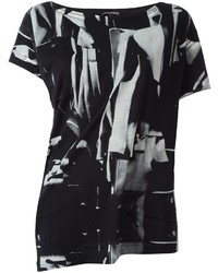 Ann Demeulemeester Abstract Print T Shirt