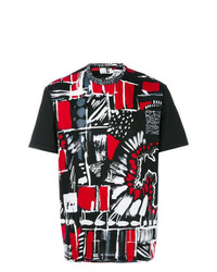 Versace Abstract Printed T Shirt