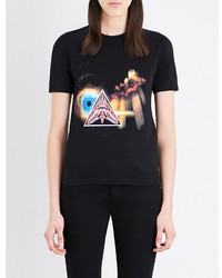 Givenchy Abstract Sky Print Cotton T Shirt