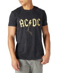 Lucky Brand Acdc Lightning Cotton Graphic Tee
