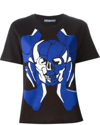 Alexander McQueen Abstract Skull Print T Shirt