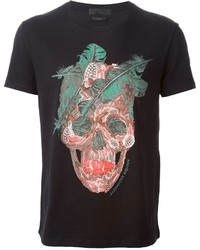 Alexander McQueen Feather Skull T Shirt
