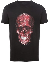 Alexander McQueen Marble Skull Print T Shirt