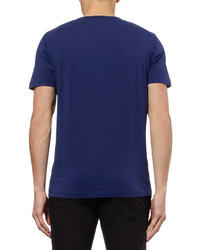 McQ Alexander Ueen Slim Fit Printed Cotton Jersey T Shirt