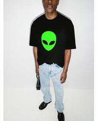 Balenciaga Alien Print Oversized T Shirt