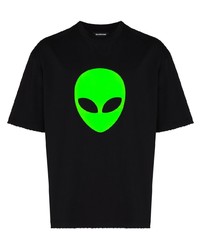 Balenciaga Alien Print Oversized T Shirt