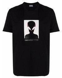 Diesel Alien Print Short Sleeved T Shirt