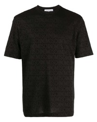 Moschino All Over Logo Print T Shirt