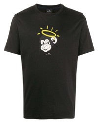 Paul Smith Angel Monkey Print T Shirt