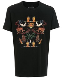 OSKLEN Animal Print Cotton T Shirt