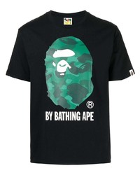 A Bathing Ape Ape Camo Print Short Sleeve T Shirt