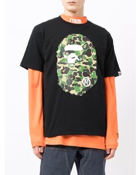 A Bathing Ape Ape Graphic Print Cotton T Shirt