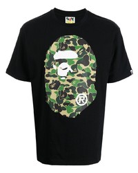 A Bathing Ape Ape Graphic Print Cotton T Shirt