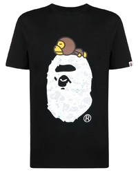 A Bathing Ape Ape Print Cotton T Shirt