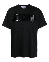 Moschino Appliqu Logo Short Sleeve T Shirt