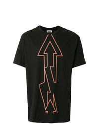 Les Hommes Urban Arrow Print T Shirt