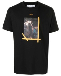 Off-White Arrows Caravaggio Print T Shirt