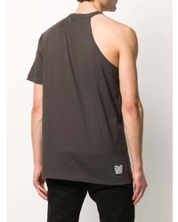 Telfar Asymmetric Graphic Print T Shirt