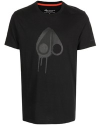 Moose Knuckles Augustine Logo Print T Shirt