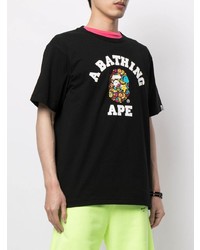 A Bathing Ape Baby Milo Alphabet College T Shirt