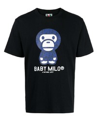 A Bathing Ape Baby Milo Logo Monogram T Shirt