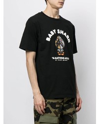 A Bathing Ape Babyilo Shark Graphic Print T Shirt