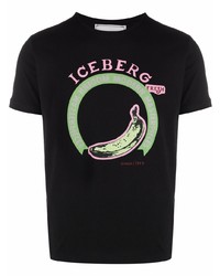 Iceberg Banana Print Cotton T Shirt