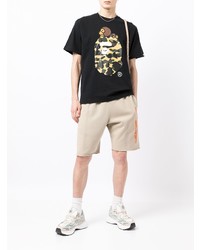 A Bathing Ape Bape Camouflage Print Cotton T Shirt