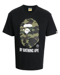 A Bathing Ape Bape Camouflage Print Cotton T Shirt