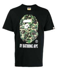 A Bathing Ape Bape Graphic Print Cotton T Shirt