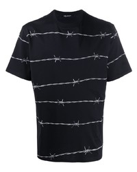 Neil Barrett Barbed Wire T Shirt