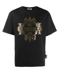 VERSACE JEANS COUTURE Barocco Logo Print T Shirt