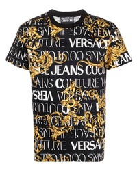 VERSACE JEANS COUTURE Barocco Print Logo T Shirt
