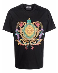 VERSACE JEANS COUTURE Baroque Pattern Print T Shirt